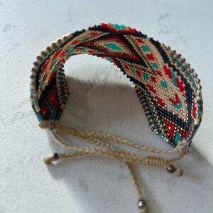 Hand made in Colombia New Authentic Multicolor Beaded Bracelet